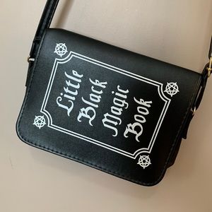 Little Black Magic Book Purse